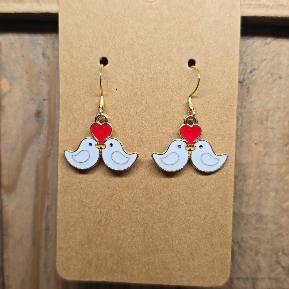 Valentine's Day Love Bird Earrings